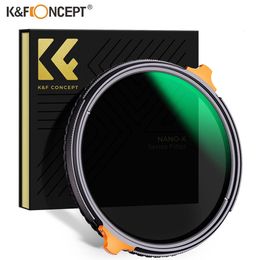 K F Concept Nanox -serie 2in1 Variabele NDCPL Circulair polariserend filter 3782 mm Nd4 tot ND64 Neutrale dichtheid Camera Lens 240327