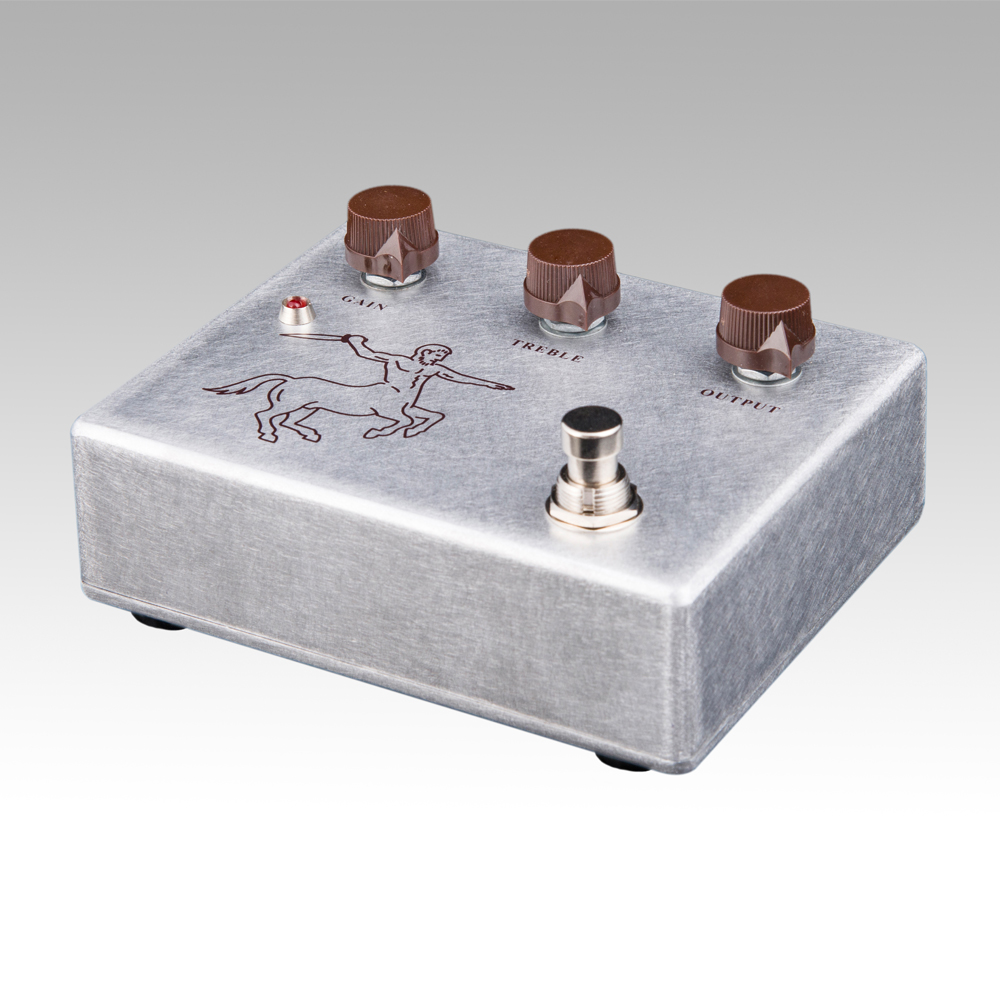 New Klon Centaur Aluminum color Overdrive Booster Stomp box Pedal !BRAND NEW CONDITION!