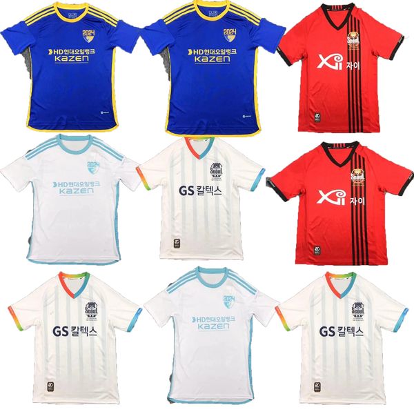 K League 24-25 FC Seúl Liga coreana Camisetas de fútbol Jersey local visitante Camiseta de fútbol para hombre 2024 2025 Ulsan HD Versión para fanáticos uniforme