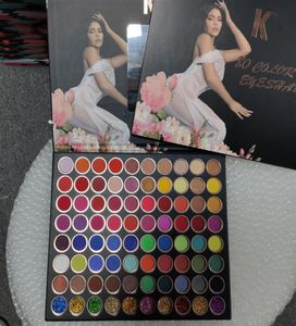 K Maquillaje Paleta de sombras de ojos KL Sexy Goddess Paleta de sombras de ojos de 80 colores Mate Brillo Sombra de ojos con brillo dhl 243f8474718