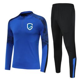 K R C Genk Bambini Taglia dalla 4XS alla 2XL Tute da corsa Set da uomo Tute da calcio per esterni Home Kit Giacche Pantaloni Abbigliamento sportivo Escursionismo Socce320n