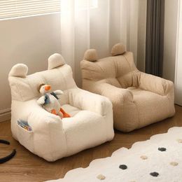 K-Star Lindo y perezoso sofá mini asiento casual dibujos animados para niños Sofá lectura de hombres y mujeres Sofá simple Baby Sofa 2024 Droppesping 240416