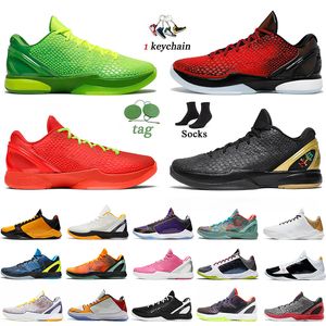 k0be 6 Chaussures de basket-ball Reverse Grinch 8 What The Mambacita Bruce Lee Big Stage Chaos 5 Protro Rings Metallic Gold Eybl Baskets pour hommes Sports Baskets de plein air