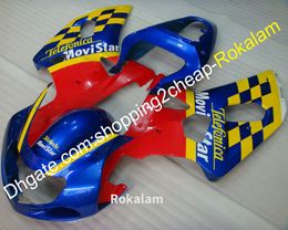 Kit de carénage K1 pour Suzuki GSXR600 GSXR750 GSX-R600 GSX-R750 GSXR 600 750 2001 2002 2003 Ensemble de carénage ABS rouge bleu jaune (moulage par injection)