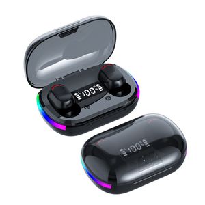 K10 TWS Auriculares Bluetooth Auriculares inalámbricos LED para juegos Auriculares deportivos de alta fidelidad con micrófono Auriculares inalámbricos Bluetooth Fone