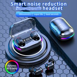 K10 TWS Wireless oortelefoons BT 5.3 Touch Control Stereo Headset Sport Eartelefoon Waterdichte oordopjes LED -display