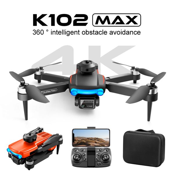 K102 max Drohne 4K Dual Kameras Hindernisvermeidung Optischer Fluss Positionierung WIFI FPV Bürstenloser Motor RC Luftbild-Drohnen