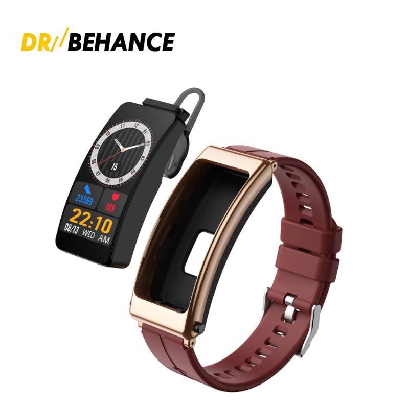 K13 Bluetooth-Smartwatch mit Ohrhörern, Anruferinnerung, Smartwatch-Display, kabelloser Farbbildschirm, Telefonarmband, Gesundheitsüberwachung, Musik, Smart-Armband in Einzelhandelsverpackung