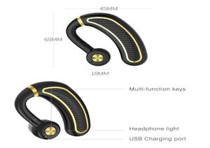 K21 Bluetooth 50 écouteurs sans fil casque avec micro 24 heures de temps de travail écouteurs casque étanche pour téléphone mobile 6809192