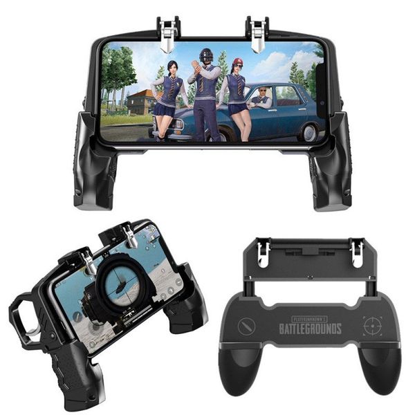 Mando de juego K21 PUBG para teléfono móvil, Joystick L1 R1 Trigger Game Shooter Controller para iPhone SamSung Xiaomi Phone