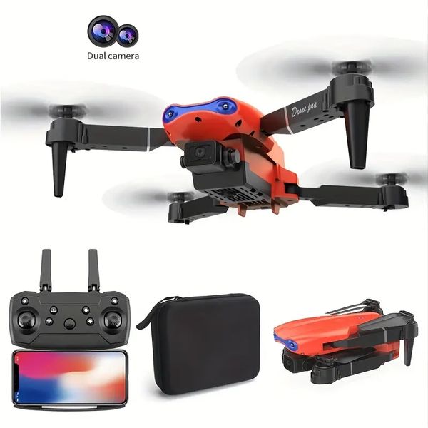 Drone pliable à double caméra K3.HD avec WIFI FPV, prise de vue gestuelle, capteur de gravité, maintien d'altitude plus - Cadeau parfait pour les enfants !