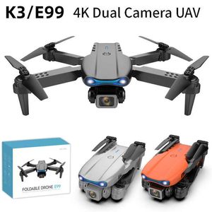 K3 UAV folding 4K remote control HD aerial photography aircraft fixed height remote control aircraft e99pro toy