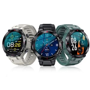 K37 montre intelligente GPS 360*360 écran HD 480mAh traqueur d'activité 24H fréquence cardiaque IP68 étanche Sport de plein air Smartwatch