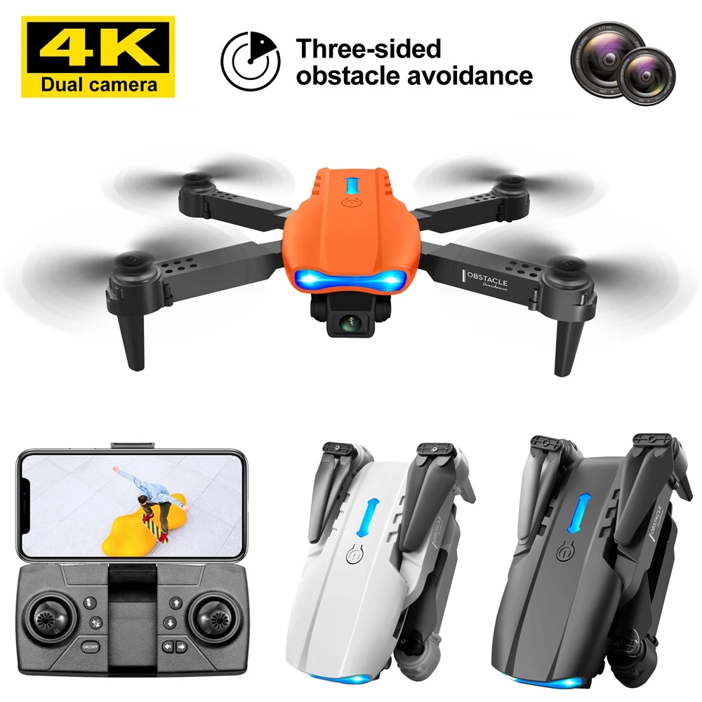M19 Mini Drone 4K Simuladores de fotografia aérea Profesional Evitar o quadcopter com câmera dupla RC Helicopters Gifts K3 Pro