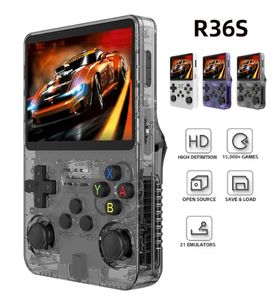 Consola de videojuegos portátil Retro R36S, 64GB de capacidad, pantalla IPS de 3,5 pulgadas, consola de juegos portátil de código abierto, 15000 juegos integrados