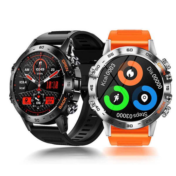 K52 Smartwatch avec ultra long standby time rate rate sang sang oxygène extérieur trois sports de défense Bluetooth Call Watch