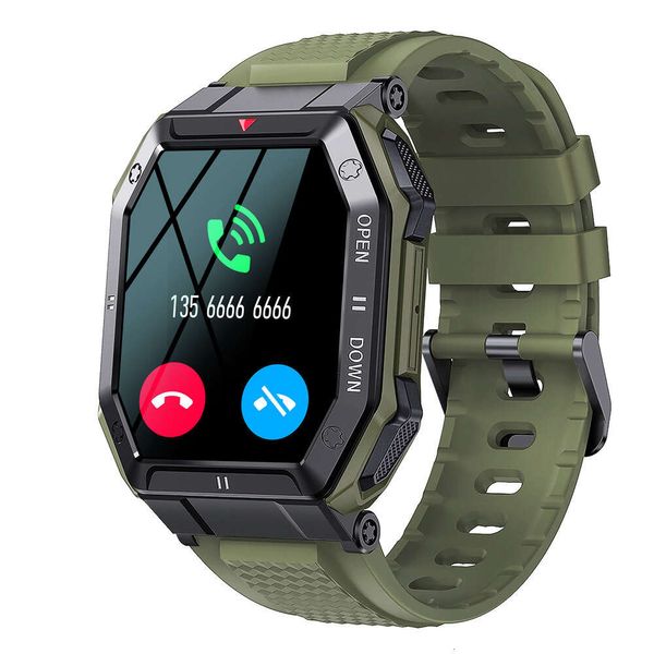 K55 Nouveau Smart Outdoor Bluetooth Appeler une journée complète sur le plan de la santé Pression sanguine Oxygène Stop Watch Exercice