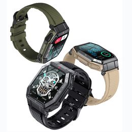 K55 Smart Horloge Mannen BT Oproep 350 mAh Lange Standby Horloge Bloeddrukmeter Outdoor Sport Waterdichte Smartwatch