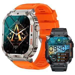 K57 Pro Montre Intelligente Hommes 400mAh 1.96 IPS Moniteur de Fréquence Cardiaque Oxygène du Sang IP68 Étanche Minuterie Extérieure Météo Sport Smartwatch K57Pro