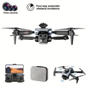 Drone K6 avec trois caméras professionnelles, évitement des obstacles, drone de positionnement de débit optique
