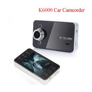 K6000 DVR de voiture 1080P 2 4 pouces Full HD Night Recorder Tableau de bord Vision Veicular Caméra dashcam Carcam Enregistreur vidéo Car Dvr K60177i