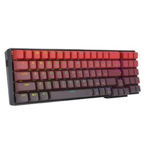 k637 rgb usb mechanical gaming keyboard support bluetooth wireless 2.4g gamer 78 keys for computer pc laptop