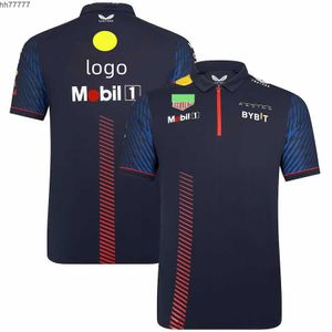 K6OB 2023 New F1 Team Polo Hombre 2023 Sitio web oficial Traje de carreras Manga corta Verano Deportes Ocio Transpirable