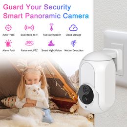 K7 Plug-in Smart Camera Tuya App 1080P WiFi Camera Tweeweg Audio Bewegingsdetectie Slimme Babyfoon Draadloos Binnen Buiten Beveiligingscamera's