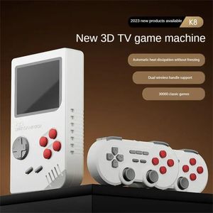 K8 Home Game Console Open Source 3D Dual 2.4g Handle Vs Vide 4K avec dissipation de chaleur Nostalgic Gift 240419