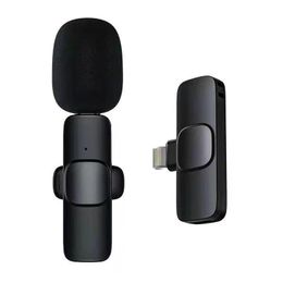 Micrófono K8 para el micrófono de carga inalámbrica de iPhone para transmisión en vivo