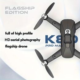 Drone K80pro, équipé d'une double caméra HD réglable, positionnement GPS et flux optique, vol stable, retour automatique incontrôlé, fonction d'évitement d'obstacles à 360°