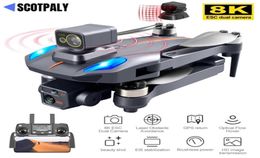 K911 MAX GPS DRONE 8K Évitement d'obstacle professionnel Double caméra HD Motor sans balais Pliable Quadcoptère RC Distance 3000m 2207206185213