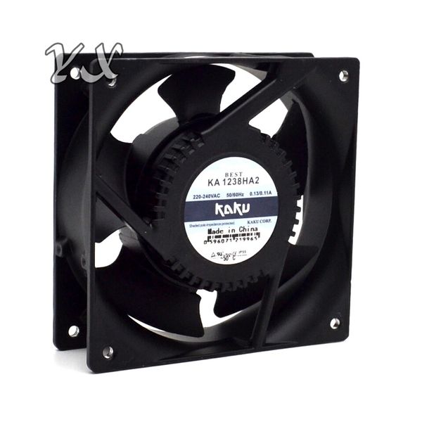 KA1238HA2 220V resistente a altas temperaturas ventilador impermeable rodamiento de bolas 120*120*38mm