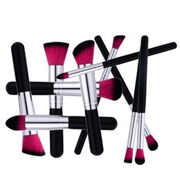 10 stks Mini Makeup Borstels Sets Professionele Foundation BB Cream Gezicht Poeder Nylon Haar Kabuki Make-up Borstel Kits Tools