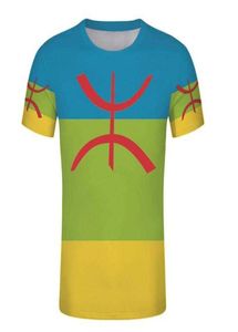 Kabyle algérie t-shirt algérie pays berbères ethnique respirant séchage rapide t-shirt de sport enfant manches courtes hauts unisexe Outfi X6199748
