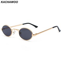 Kachawoo petites lunettes de soleil ovales hommes petit cadre Vintage femmes lunettes de soleil rétro rond décoration Glasses5137548