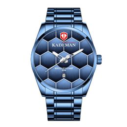 KADEMAN marque haute définition lumineuse hommes montre Quartz calendrier montres loisirs Simple masculin montres-bracelets237O