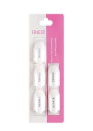 KADS NIEUW 5PCSBox Pink Nagel Protector Clip Nagel Form Tool Manicure Finger Nail Art Design Tips Cover Polish7102256