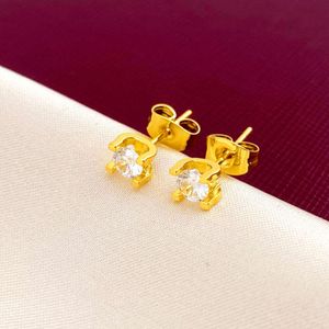 Kaga Boucles d'oreilles rondes en or 18 carats avec zircone cubique glacée 0,4, 0,6, 0,8 cm pour hommes et femmes, boucles d'oreilles en diamant, clous de rappeur rock, bijoux cadeaux