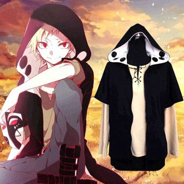 Kagerou Project MekakuCity Actors Kano Hoodie + T-shirt Cosplay Mode Heat Haze Project Cosplay Costume Y0903