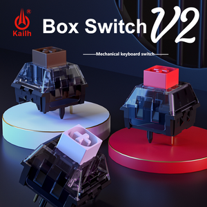 Kailh Box V2 Switch BOX blanc rouge marron commutateurs pour bricolage personnalisé clavier mécanique 5Pin RGB Compatible Cherry MX commutateurs