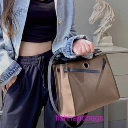 Kailys Designer Sacs à bandoulière boutique en ligne sac toile cousu cuir grande capacité sac à main texture couleur épaule unique avec vrai logo