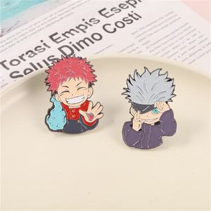 Kaisen émail broches dessin animé superpuissance Anime broches sac à dos vêtements Badge bijoux accessoires cadeau ami Fans GC1704