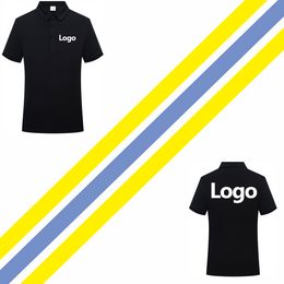 Kaising Polo Shirt Custom Personal Company Group Logo Bordado Summer Tops Breathable Men Mujeres Mujeres Tamaño S-4XL 2023