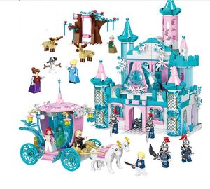 Kaizhi Meisje Speelgoed Barbie Dreamtopia Bouwsteen Lepin Prinses Ijs en Sneeuw Kasteel Kleine Deeltjes Model Blok Speelgoed voor 6-12 Jaar Oud Kerstcadeau