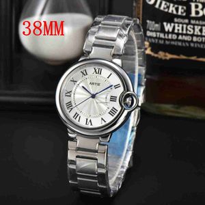 Kajia Ball Quartz Alloy Full Steel Watch Band for Mens and Womens Business Watches