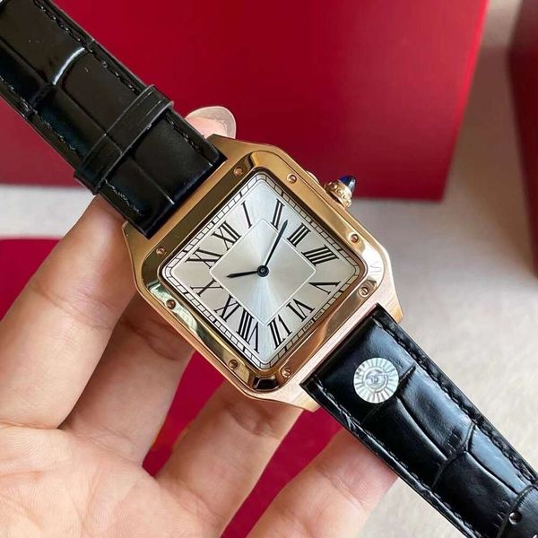 Reloj de cuarzo de acero de precisión 316 con cinturón de talla grande Dumont ultradelgado serie Kajia Shandu