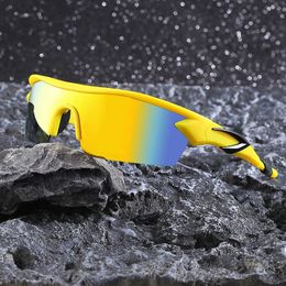 Kajila, coloridas gafas de ciclismo, gafas de sol para deportes al aire libre, gafas de sol de una sola pieza a prueba de viento para hombres, gafas de sol para mujeres 1214 1214