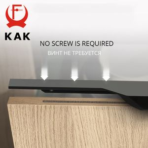 Kak Black Hidden Cabinet Handle