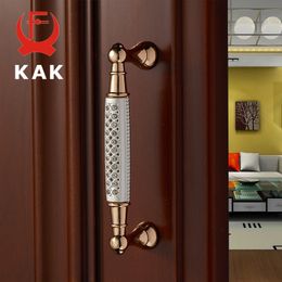 Kak Champagne Gold Door Points avec Diamond Luxury Luxury Zinc Alloy Cabinet Tirer Mobas Europe